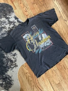 Vintage 80s/90's HARLEY DAVIDSON MOTORCYCLE HOLOUBEK Biker T Shirt L - Picture 1 of 6