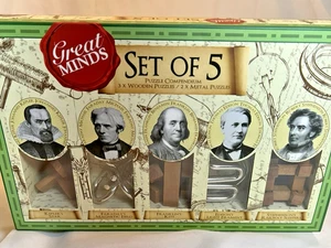 Puzzle Brainteaser Set 5 Great Minds Neu im Karton - Bild 1 von 7