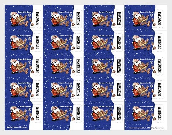 FINLANDIA ca 2025 Navidad PAN DE JENGIBRE Desfile Papá Noel Comida Pan 20v COMPLETO Foto 1 de 1