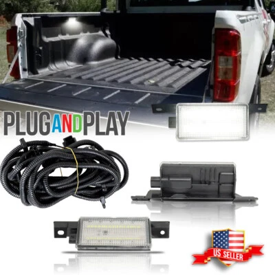 2x Kits de iluminación LED para maletero para Chevy Silverado Sierra 1500 2500 3500 2016-19 Foto 1 de 4