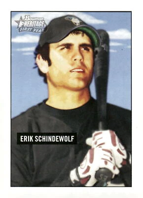 2005 Bowman Heritage #228 Erik Schindewolf Arizona Diamondbacks Baseball Card - Image 1 of 2