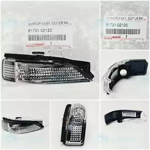 GENUINE TOYOTA AVENSIS INDICATOR MIRROR LAMP TURN SIGNAL RH REPEATER 81731-02120 - Picture 1 of 10