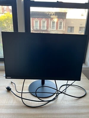 Lenovo ThinkVision P24h-10 23.8 inch Wide QHD IPS LED Monitor - 61AEGAR3US - Image 1 of 4