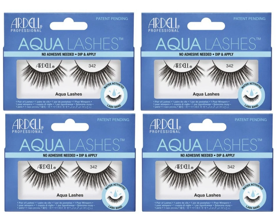 Ardell False Eyelashes 1 Pair - Aqua Lashes - Style #342 ( Pack of 4 ) - Image 1 of 1