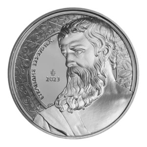 Griechenland, 2023, 10 Euro, Silbermünze, Euklid, der große Mathematiker, PP! - Bild 1 von 3