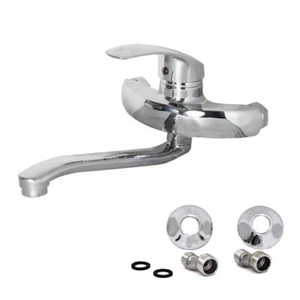 MISCELATORE RUBINETTO MONOCOMANDO LAVELLO VASCA BAGNO CANNA LUNGA 52335A - Foto 1 di 3