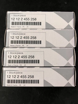 4x Genuine BMW B46D Spark Plugs High Power 12122455258 - Image 1 of 3