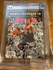 March 12, 2018 DeAndre Ayton RC Variant Sports Illustrated NO LABEL CGC 9.4 - Picture 1 of 2