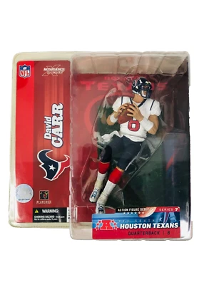 DAVID CARR HOUSTON TEXANS VINTAGE 2003 MCFARLANE FIGURINE SERIES 7 - Image 1 of 3