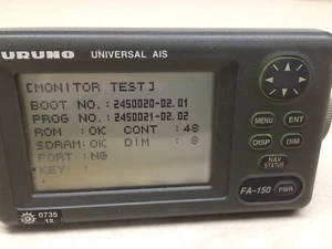 Furuno FA-1502 Monitor Universal AIS V4.06 Auto Identification System GPS Unit - Picture 1 of 22