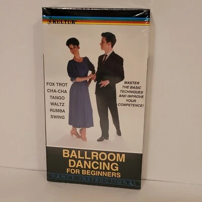 Ballroom Dancing For Beginners VHS - 1993 - Sealed New Old Stock  - Image 1 of 4