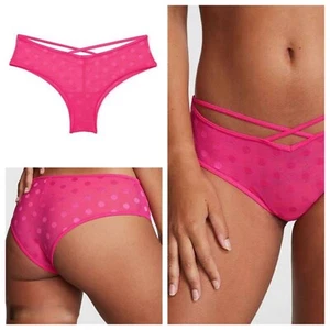 Victoria's Secret  PINK Dot Mesh CHEEKSTER PANTY Size - M - Foto 1 di 8