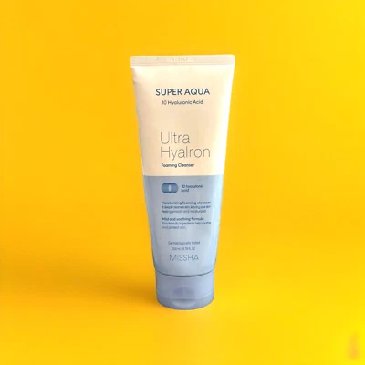 Limpiador en espuma Missha Super Aqua Ultra Hyalron 6,76 fl. oz 200 ml Foto 1 de 4