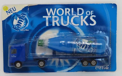 A Grell Ho 1/87 Truck MB Actros Bottle Fanta Berry Blue Coca Cola Box - Image 1 of 4