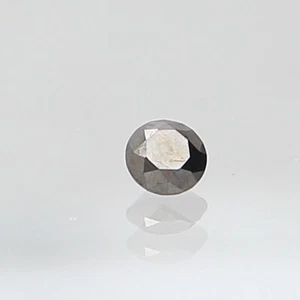 Natural Diamond 0.10Ct 2.8mm Black Round Brilliant Diamond Fancy Diamond - Picture 1 of 13