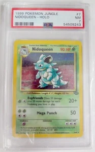 2000 Pokemon Base Set 2 Jungle Nidoqueen Holographic Rare PSA 7 Graded Card! - Picture 1 of 10