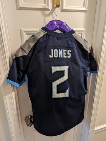 Julio Jones Tennessee Titans Nike On Field Youth Jersey #2 Size Large 14/16 Blue Cover