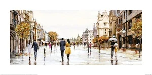 Richard Macneil - Street After Rain - Official 50x100cm Fine Art Print PPR41276 - Picture 1 of 1