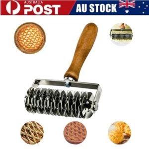 Stainless Steel Dough Lattice Roller Cutter Baking Tool for Pie Pizza Cake Bread - Picture 1 of 10