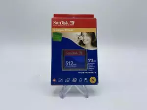 SanDisk 512 MB CompactFlash Memory Card (SDCFB-512-P60) - Picture 1 of 2