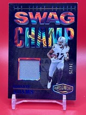 🏈 2023 Panini Plates and Patches DAVANTE ADAMS SWAG CHAMP RAIDERS Patch /25