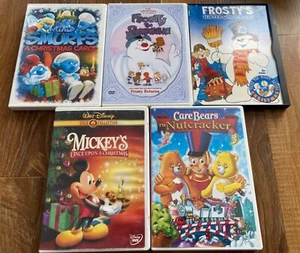 Animiertes Urlaubs-DVD-Set: Disney, Frosty, Schlümpfe, Care Bears, sehr gut! - Bild 1 von 7
