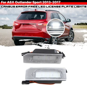 White LED License Plate Light Lamps For 2011-2019 Mitsubishi Outlander Sport ASX - Picture 1 of 15
