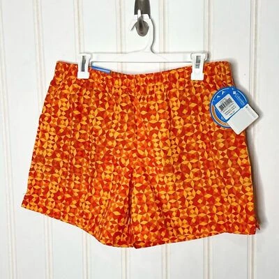 Pantalones cortos para mujer Columbia naranja vibrante geométricos talla L nuevos con etiquetas Foto 1 de 4