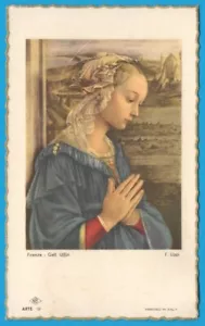 Istituto S. Cuore Palermo 1960 NB Arte 12 santino holy card image pieuse MA1197 - Imagen 1 de 2