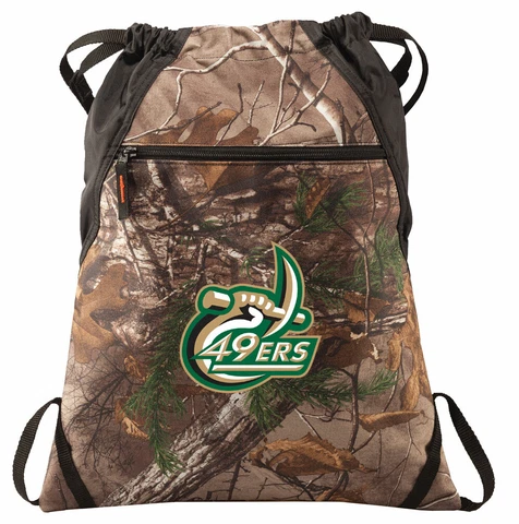 University of North Carolina Charlotte Camo Cinch Pack REALTREE UNCC Bag Cover
