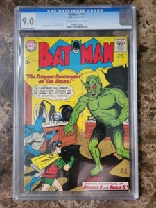 Batman #154 CGC 9,0 en estado bastante bueno/casi nuevo 1963 Bob Kane cubierta Sheldon arte moldoff - Imagen 1 de 4