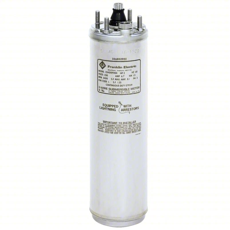 2345119204GS Franklin 1/2HP 4" Motor de pozo de agua sumergible 230V, trifásico Foto 1 de 1