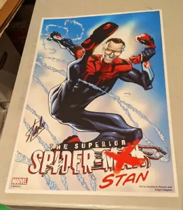 Spider-Stan großer Druck signiert von Stan Lee 2013? - Bild 1 von 4