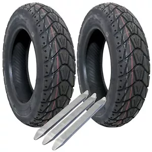Kenda K415 Roller Allwetter Reifen Set 120/70-12 & 130/70-12 (M+S) Vorne+Hinten - Picture 1 of 4
