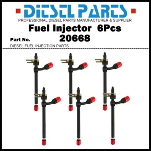 6Pcs Fuel Injector 20668 A138322 for Case 1470 1370 1270 1175 1170 1090 1070 970 - Picture 1 of 4
