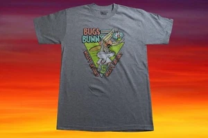Looney Tunes Mens Big & Tall Bugs Bunny What's Up Doc? Retro Print Shirt New - Picture 1 of 7