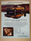 1978 Chrysler LeBaron Medallion vintage print Ad