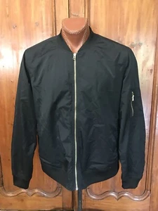 NEW CPO URBAN OUTFITTERS MILITARY MA-1 PILOT FLIGHT JACKET Black Size XL - Picture 1 of 8