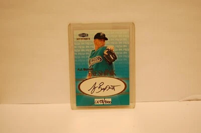AJ Burnett Rookie Auto 1999 Fleer Mystique tinta fresca 078/1000 radiocontrol Foto 1 de 2