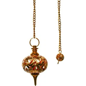 Copper Colored Jali (Latticed) Metal Pendulum! - Picture 1 of 2