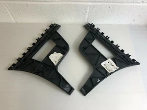 AUDI A4 ESTATE B8 2008-2015 REAR BUMPER PAIR SUPPORT BRACKET GUIDE NEW GENUINE - Picture 1 of 11
