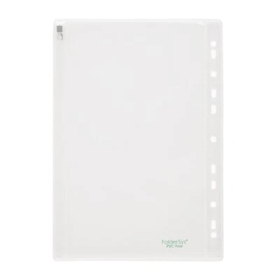 1x FolderSys A4 Gleitverschluss Prospekthülle auch passend für Filofax A4 40430