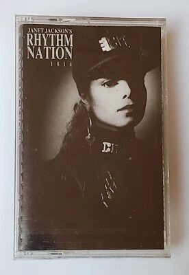 vintage 1989 SEALED cassette : JANET JACKSON Rhythm Nation 1814 : CS 3920 Foto 1 de 4