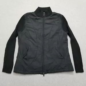 Carolyn Taylor Jacket Womens Medium Black Full Zip Pockets - Picture 1 of 10