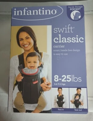 Рюкзак для переноски младенца новорожденного компактный удобный Infantino передний новый - Изображение 1 из 4