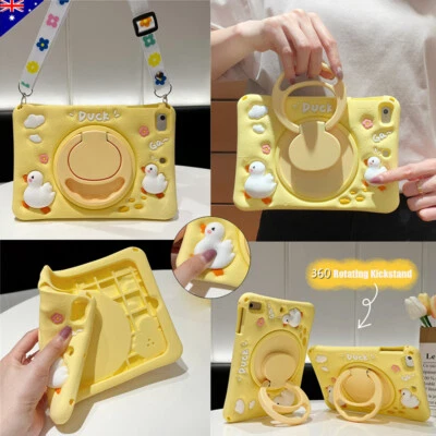 Kids Stand Handle Case Cover with Strap For Samsung Galaxy Tab A A8 A7 S6 Lite  - Image 1 of 4