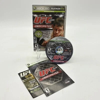 UFC 2009 Undisputed Xbox 360 Platinum MMA Video Game Complete With Manual CIB - Image 1 of 4