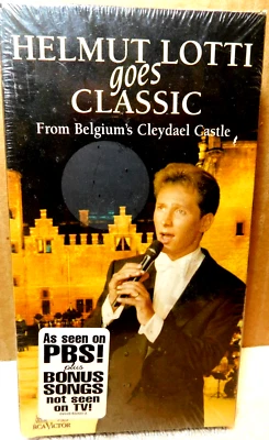 Helmut Lotti Goes Classic~From Belgium's Cleydael Castle VHS Tape NEW!! - Image 1 of 4