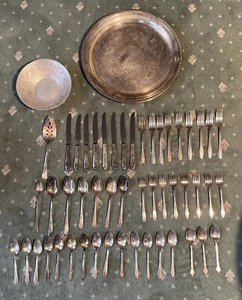 Original Vintage Sammlerstück Silber Silberbesteck Konvolut 52 Teile insgesamt - Bild 1 von 21