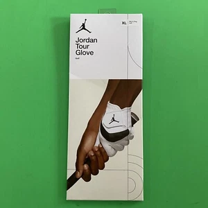 Nike Jordan Tour Golf Glove Left Hand White Men's Size XL NEW - Picture 1 of 4
